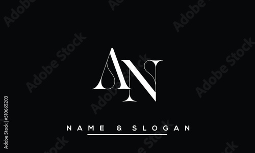 NA,  AN,  N,  A   Abstract  Letters  Logo  Monogram