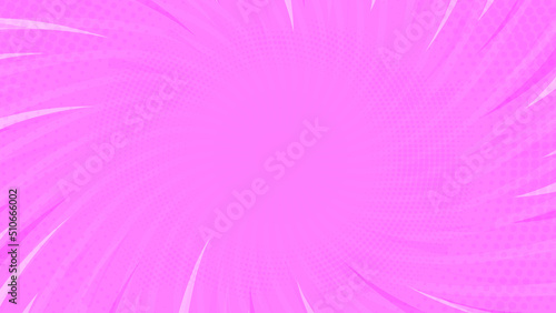 Light Pink abstract Comic Sport background Web banner with bubble