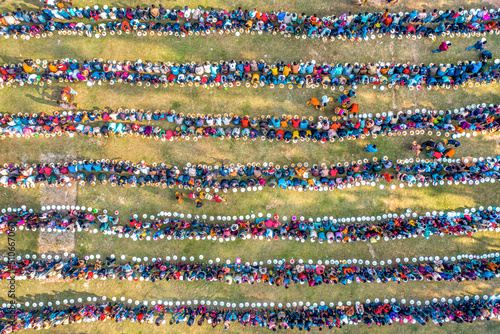 Majlis, Uros, public food offering festival in Bangladesh photo