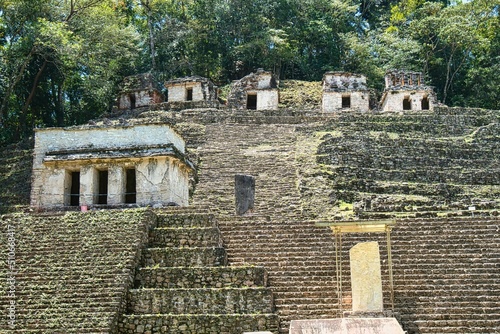 Bonampak ruins , Chiapas , Mexico, 2022 03 12Archeologist believe that Bonampak has the finest examples of classic Mayan frescoes. photo