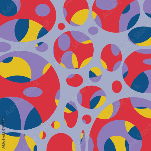 abstract colorful background COLORED CIRCLES Colored abstract composition consisting of round geometric elements. 