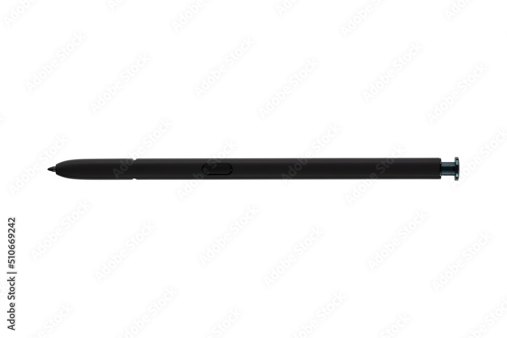 Stylus for smartphone on a white background. Pen for control and drawing on a smartphone and tablet. Stylus for smartphone on a white background. Pen for control and drawing on a smartphone and tablet.