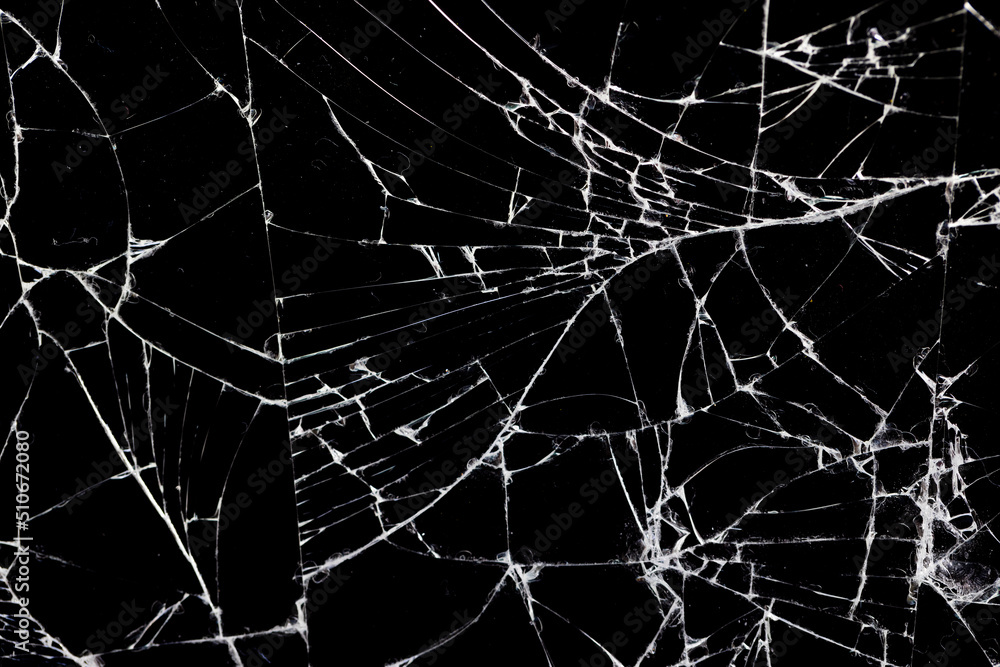 old dirty glass with a lot of cracks old dirty glass with a lot of cracks