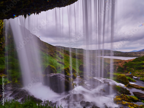Cascada Sheep's Waterfall Islandia Norte