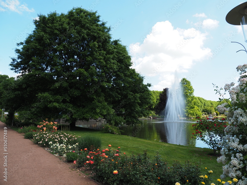 Rosengarten in Zweibrücken