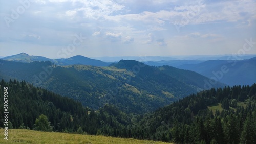 view of the mountains and the sky