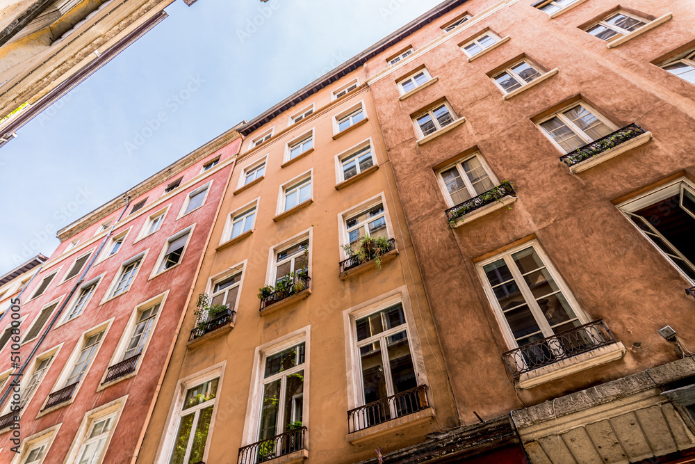 Fototapeta premium Dans les rues de la Croix Rousse à Lyon