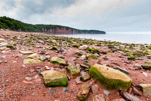 Red rocks of Cape Chignecto. photo