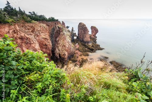 The Three Sisters rocks of Cape Chignecto.