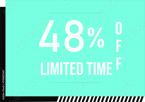 48 percent off with vector off square format
