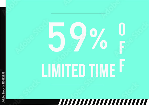 59 percent off with vector off square format
