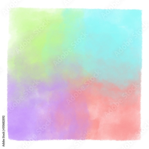 Colorful pastel watercolor sky texture background.