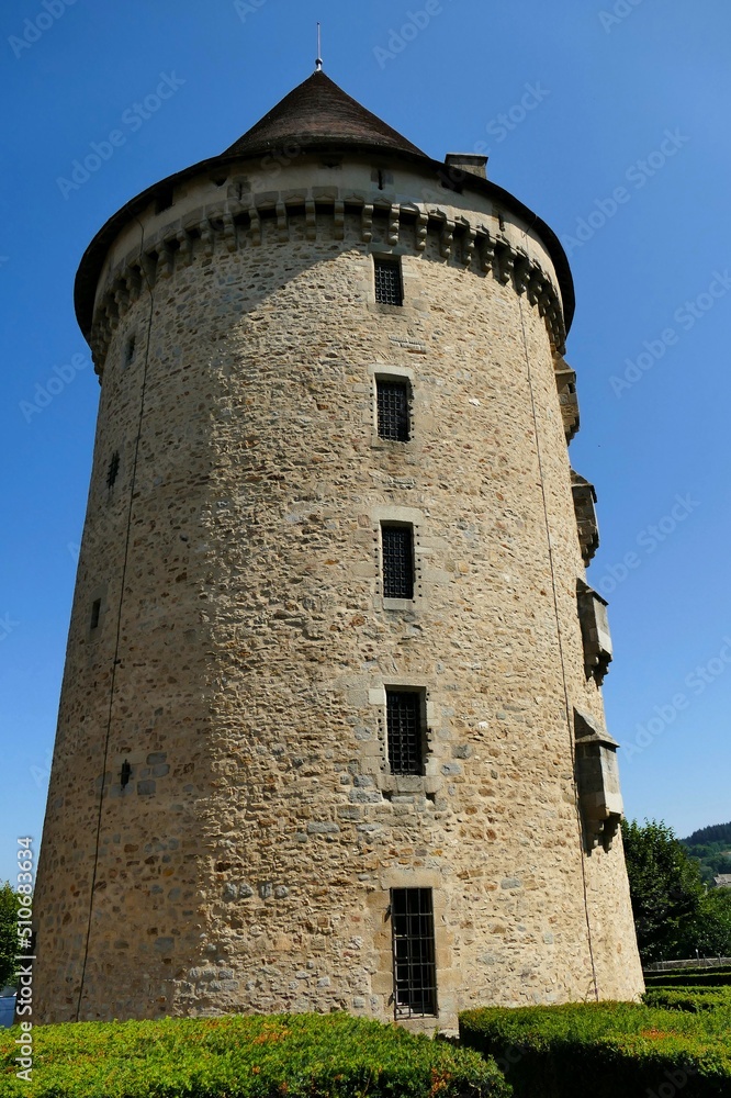 La tour Zizim de l’ancien château de Bourganeuf La tour Zizim de l’ancien château de Bourganeuf