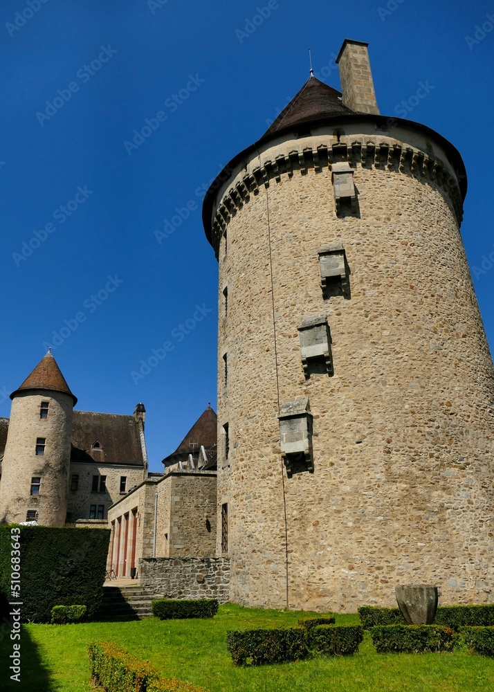 La tour Zizim de l’ancien château de Bourganeuf 