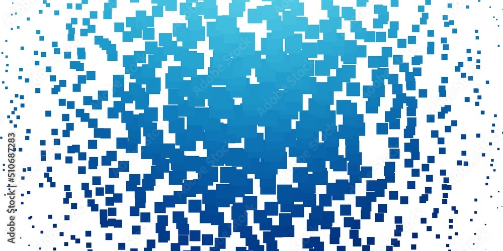 Light BLUE vector texture in rectangular style. Light BLUE vector texture in rectangular style.
