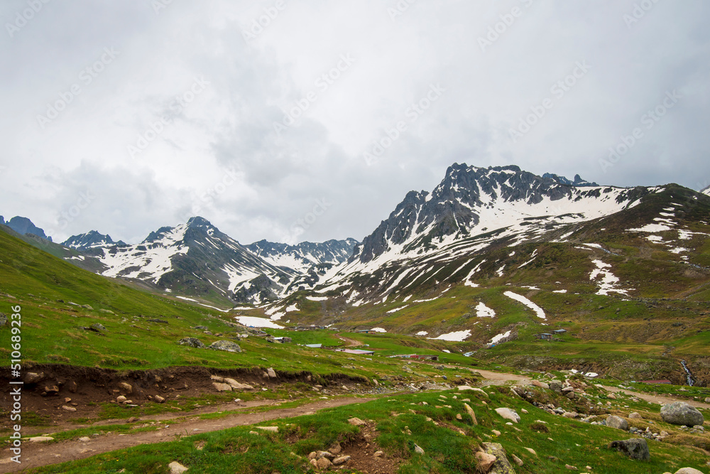 Avusor Plateau view in Rize Province of Turkey