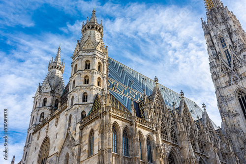 Fotografie View of the Stephansdom,  Cathedral of Vienna, Austria