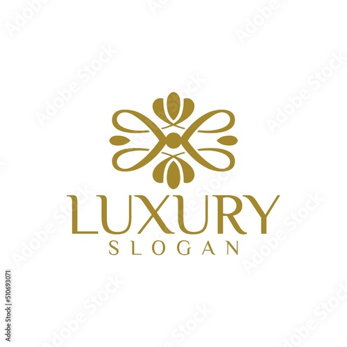 Luxurious logo design.