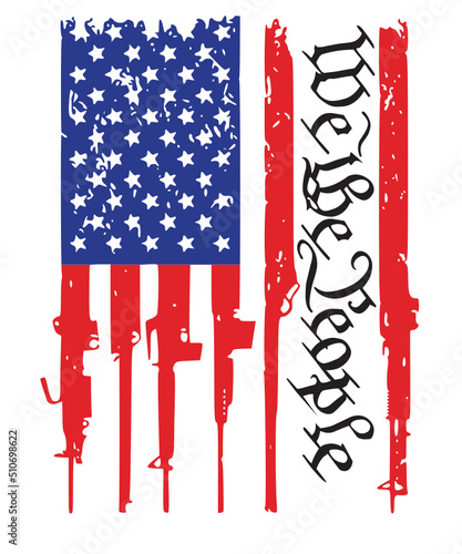 we the people svg, we the people american flag svg, 2nd amendment svg, american flag svg, flag svg, fourth of july svg, distressed usa flag

