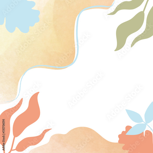 Watercolor boho style. Textural abstraction for the design of covers, booklets. invitations.