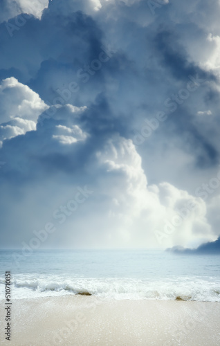 Soft focus and tone of .seascapes.Summer vacation background. © chokchaipoo