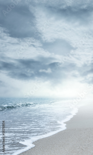 Soft focus and tone of .seascapes.Summer vacation background.