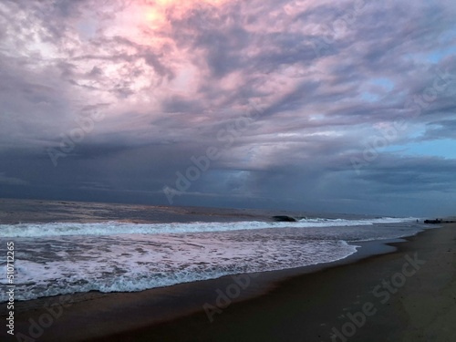 Stormy skies at the beach