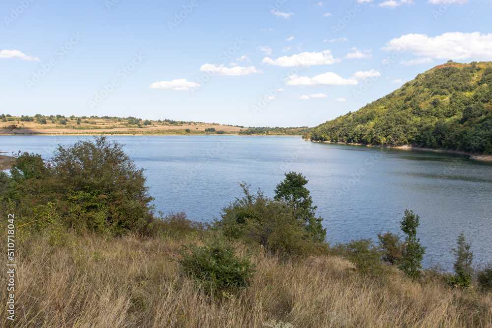 Panoramic view of Krapets Reservoir, Bulgaria