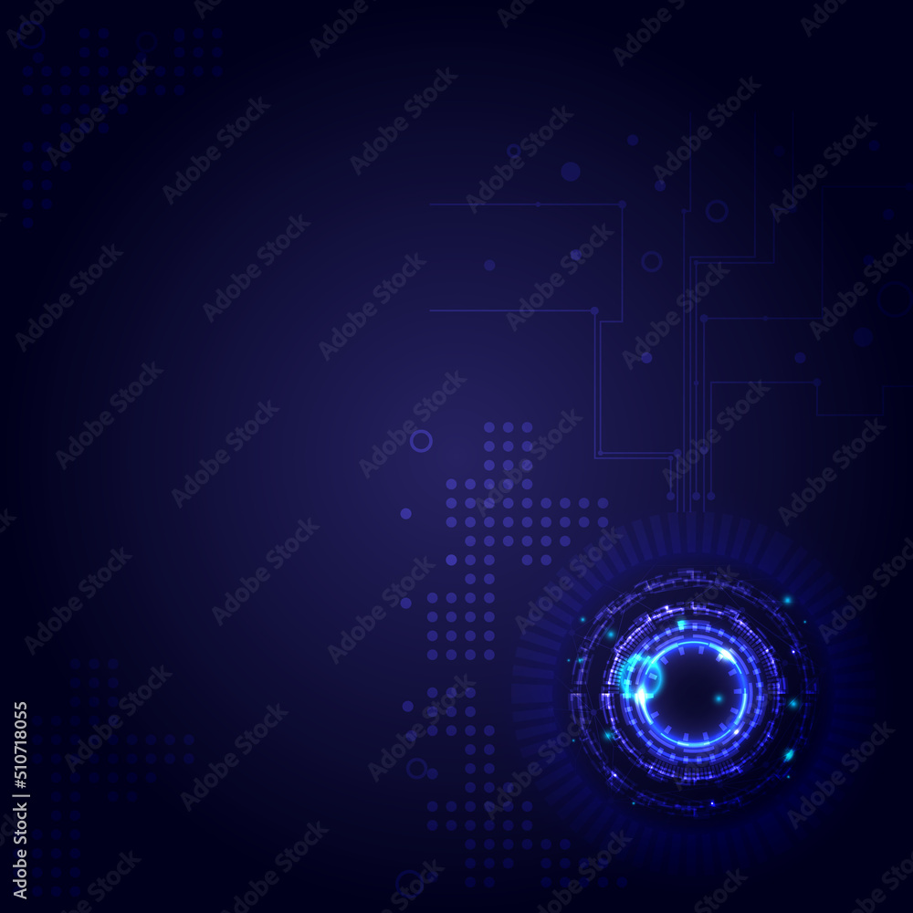 Futuristic Sci-Fi glowing HUD circle element. Abstract hi-tech background. Hologram of head-up display interface. Virtual reality technology. Digital circuit board Futuristic Sci-Fi glowing HUD circle element. Abstract hi-tech background. Hologram of head-up display interface. Virtual reality technology. Digital circuit board