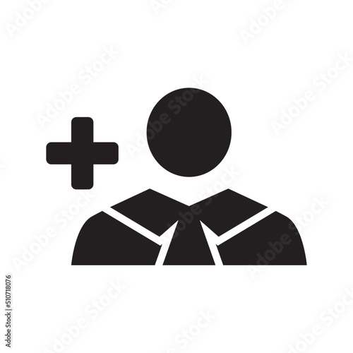 add business man icon or logo isolated sign symbol vector illustration - high quality black style vector icons 