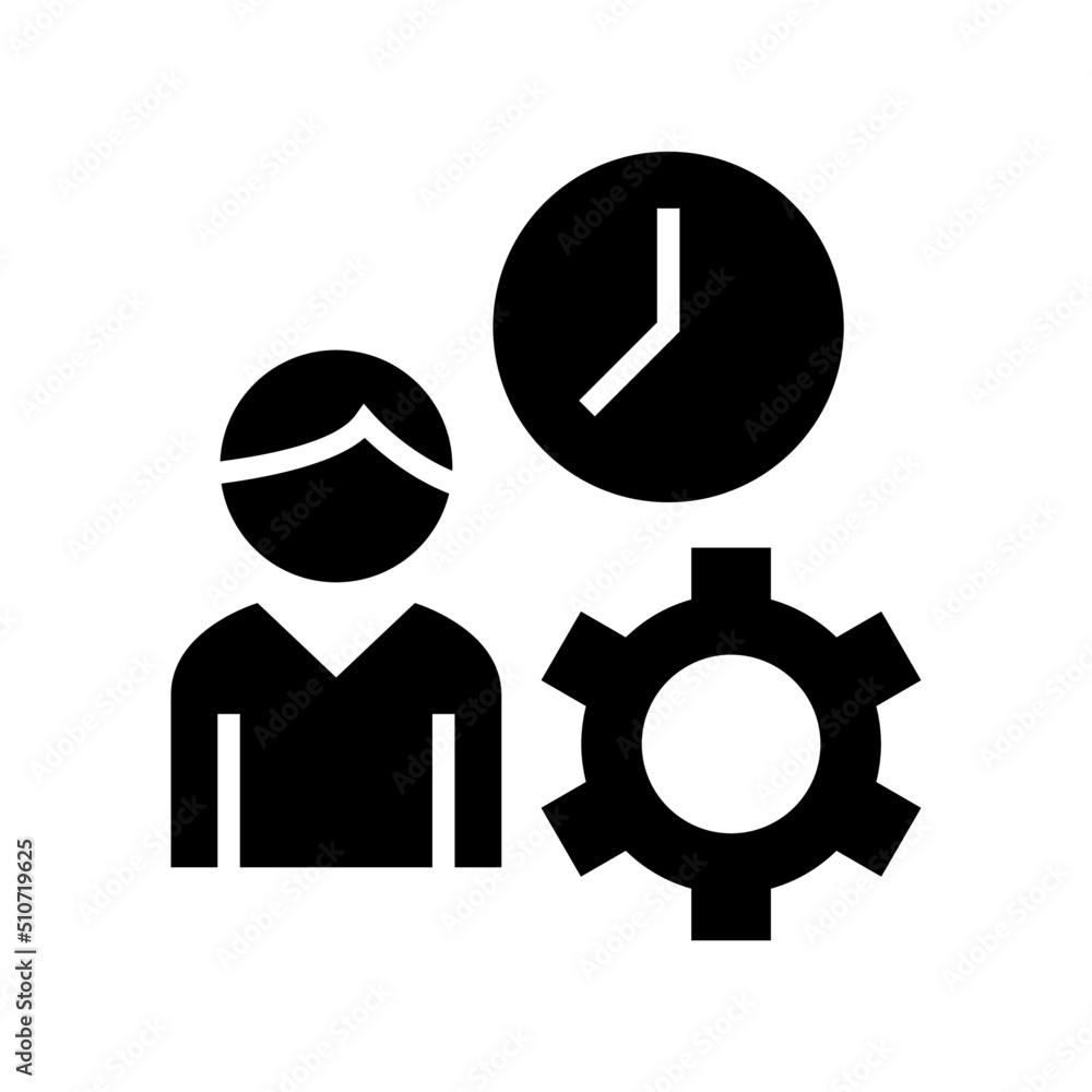 job time icon or logo isolated sign symbol vector illustration - high quality black style vector icons
job time icon or logo isolated sign symbol vector illustration - high quality black style vector icons