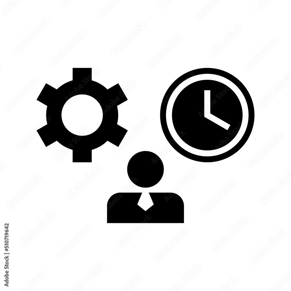 job time icon or logo isolated sign symbol vector illustration - high quality black style vector icons
job time icon or logo isolated sign symbol vector illustration - high quality black style vector icons