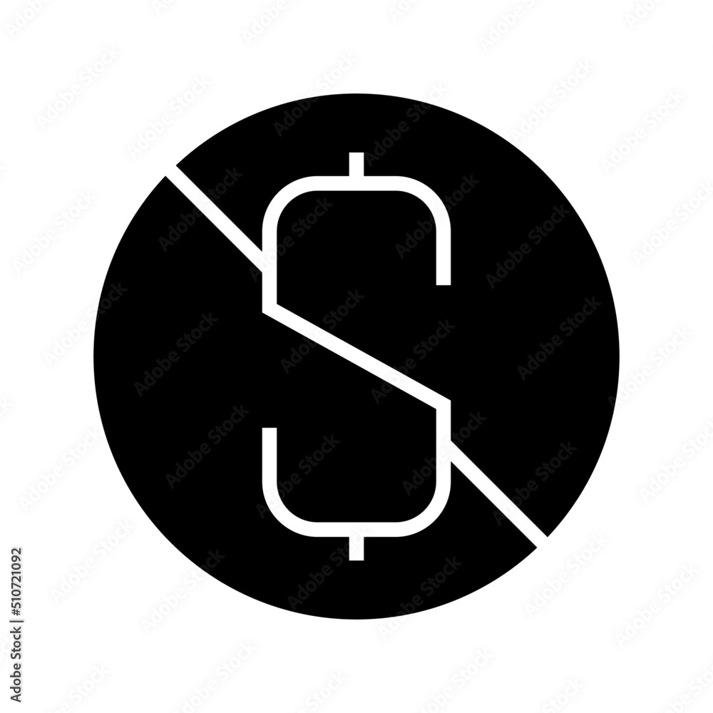 no monetization icon or logo isolated sign symbol vector illustration - high quality black style vector icons
no monetization icon or logo isolated sign symbol vector illustration - high quality black style vector icons