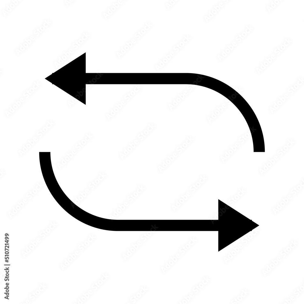 repeat icon or logo isolated sign symbol vector illustration - high quality black style vector icons
