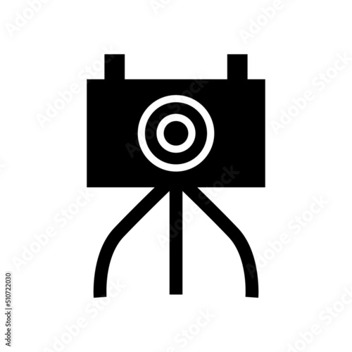 tripod icon or logo isolated sign symbol vector illustration - high quality black style vector icons
