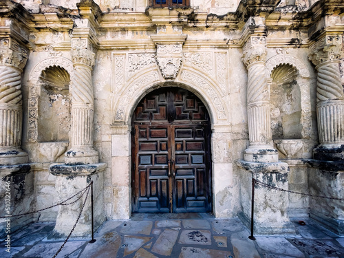 The Alamo Front Door Entrance