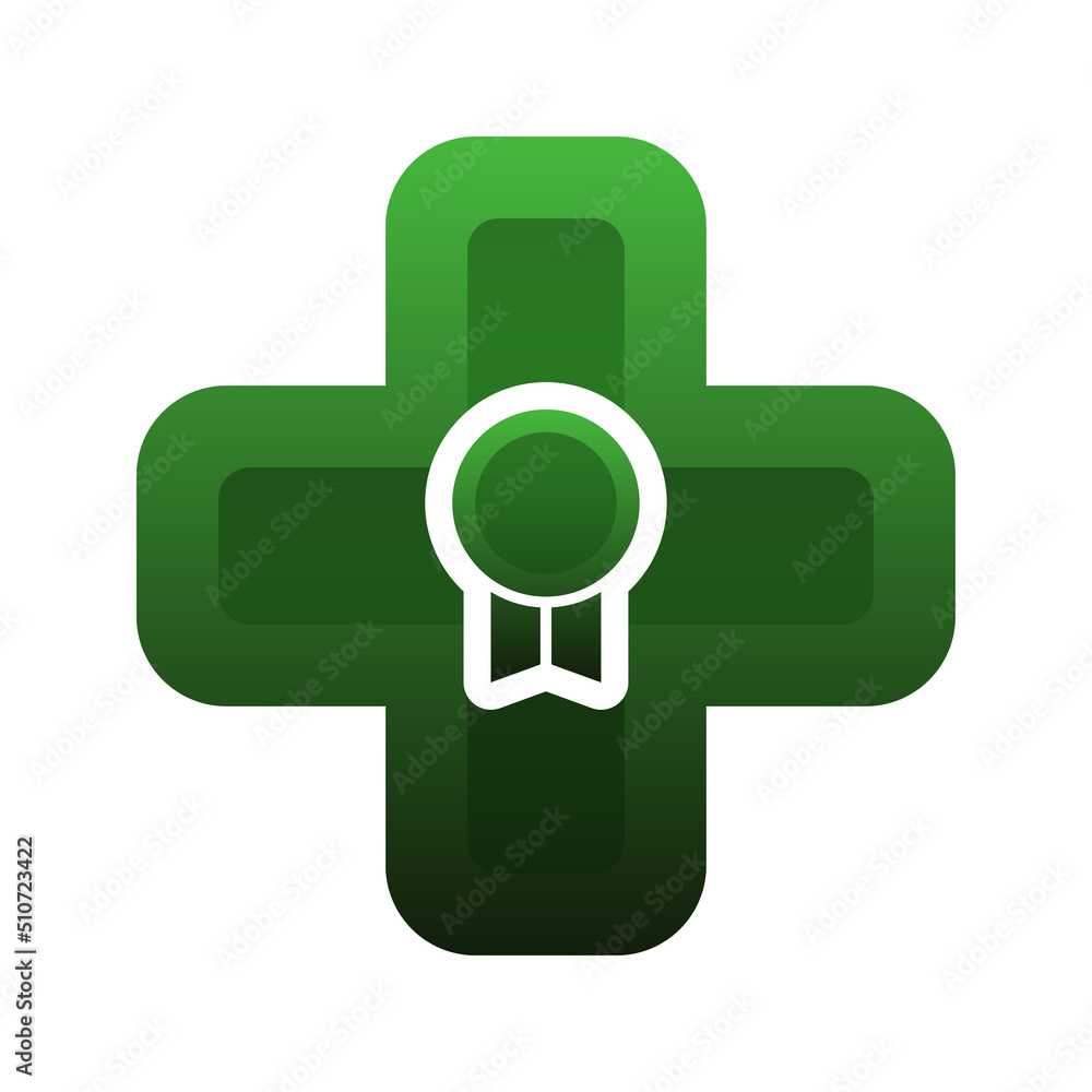 medal medical logo gradient design template icon medal medical logo gradient design template icon