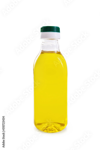 Oil vegetable in bottle