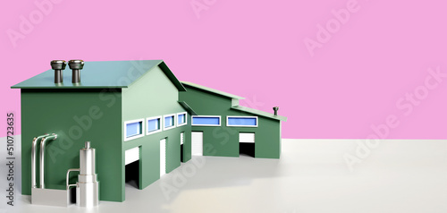 Industrial building. Visual...