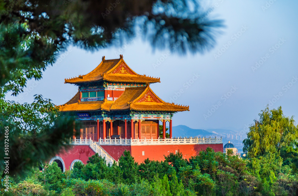 Panshan Mountain Scenery in Tianjin, China Panshan Mountain Scenery in Tianjin, China