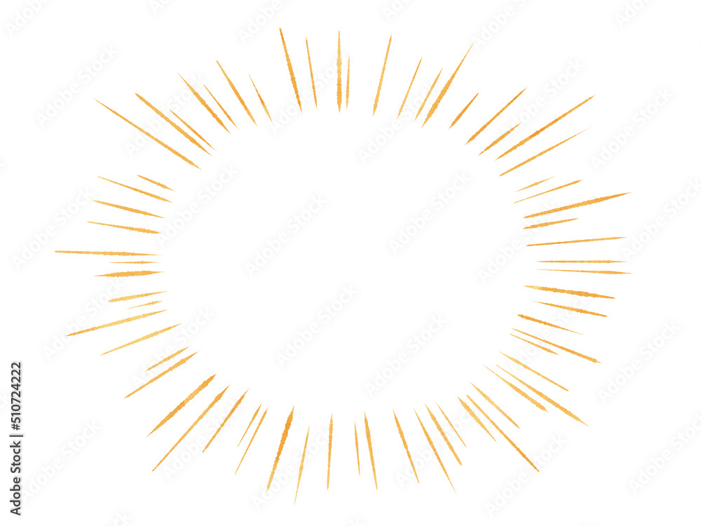 フラッシュ　効果線