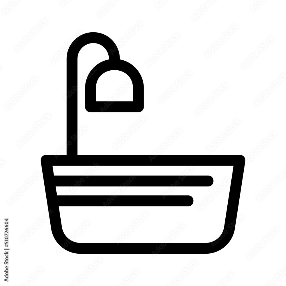 bathroom icon or logo isolated sign symbol vector illustration - high quality black style vector icons
