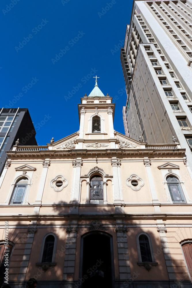 Church of St. Anthony, the oldest in the city center of Sao Paulo