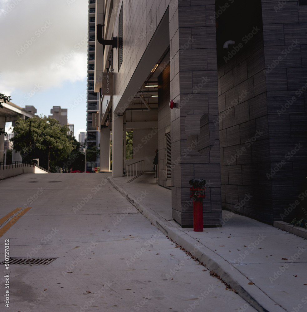 street in the town Brickell miami urban area street in the town Brickell miami urban area