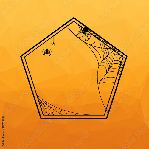 Halloween Geometric Frame photo