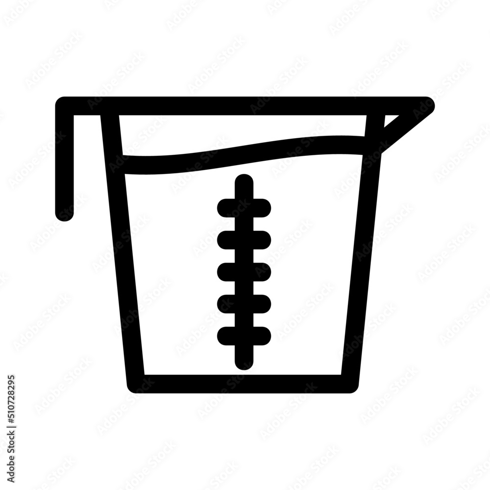 measure glass icon or logo isolated sign symbol vector illustration - high quality black style vector icons
