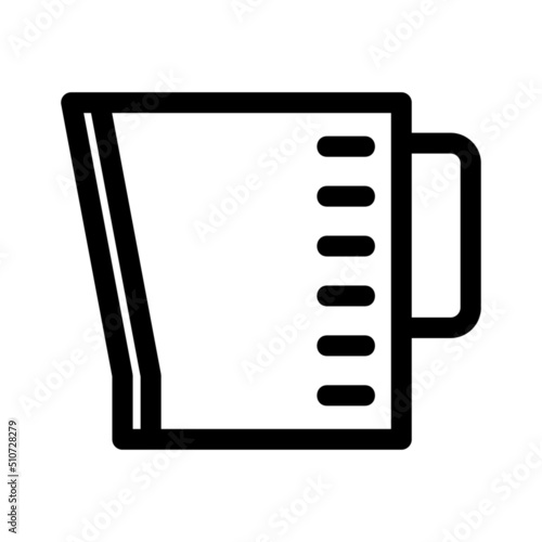 measure glass icon or logo isolated sign symbol vector illustration - high quality black style vector icons
