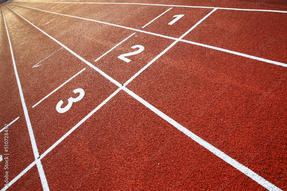 Fototapeta premium Track and field digital