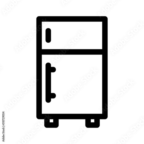 refrigerator icon or logo isolated sign symbol vector illustration - high quality black style vector icons
