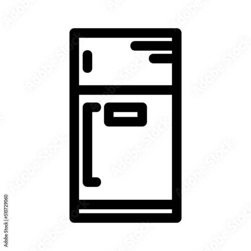 refrigerator icon or logo isolated sign symbol vector illustration - high quality black style vector icons
